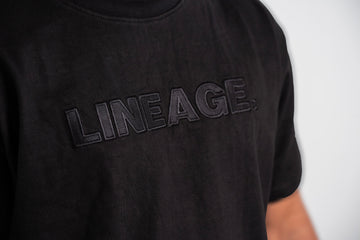 Lineage Heavyweight Oversized Tee β Black