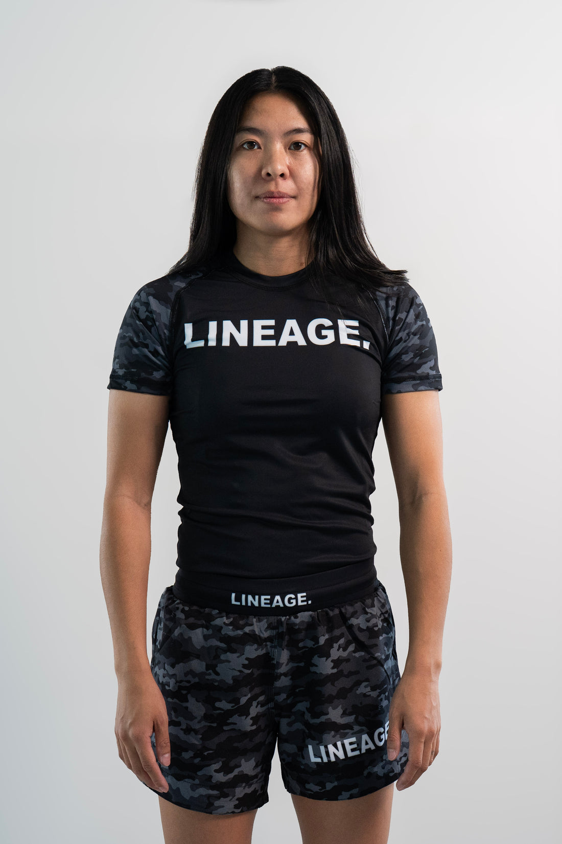 Women's No-Gi Shorts β Black Camo