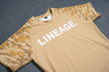Rash Guard Top - Beige Camo