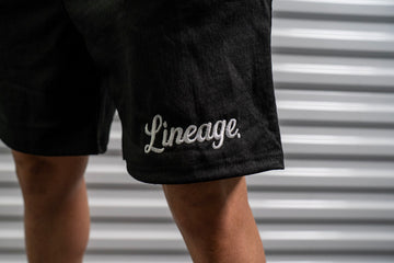 LINEAGE. Mesh Shorts
