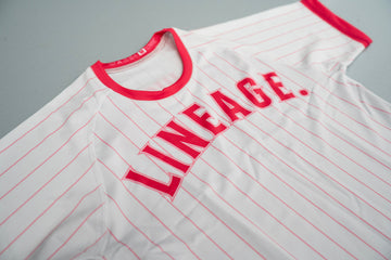 Women’s Rash Guard - Pink Pinstripe